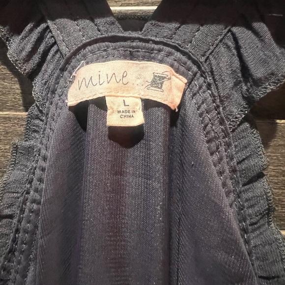 Mine Gray Ruffled Dress - Picture 3 of 4